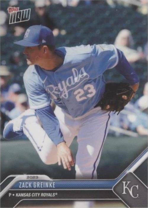 2023 Topps Now Road to Opening Day - Zack Greinke #OD-95