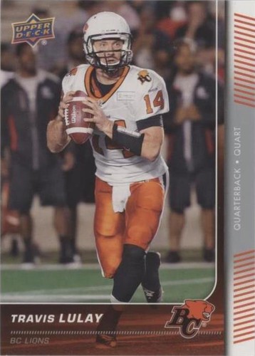 2015 Upper Deck CFL Travis Lulay #13