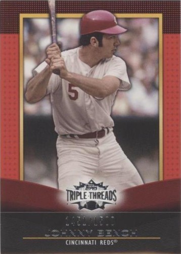 2011 Topps Triple Threads - Johnny Bench #33