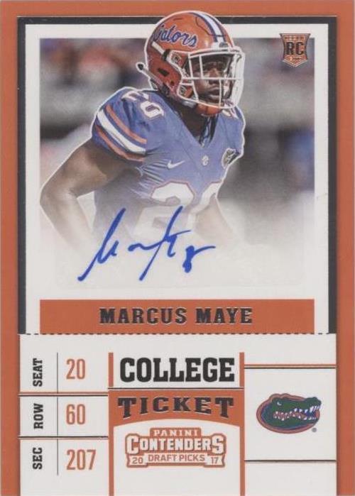 2017 Panini Contenders Draft Picks Marcus Maye #248
