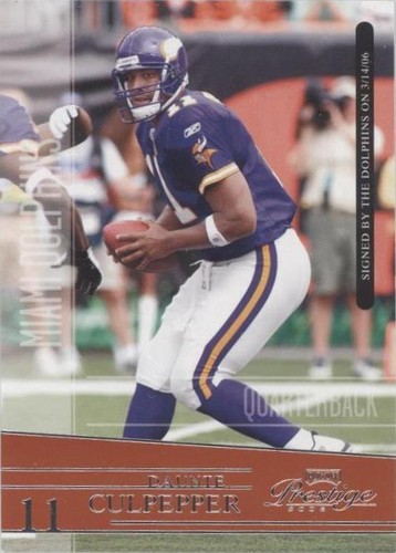 2006 Playoff Prestige Daunte Culpepper #87