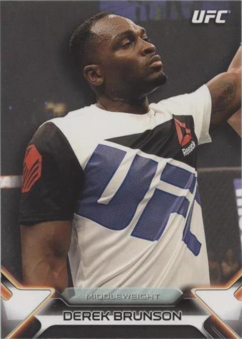 2016 Topps UFC Knockout - Derek Brunson #10