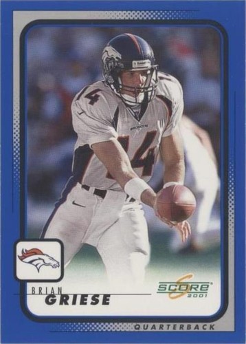 2001 Score Brian Griese #60