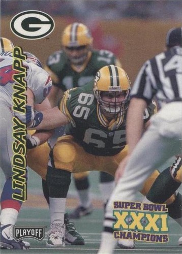 1997 Playoff Green Bay Packers Super Sunday Lindsay Knapp #49