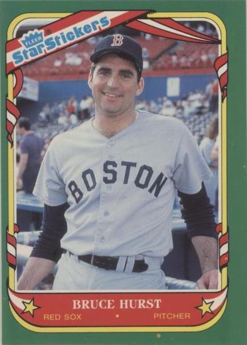 Pegatinas Fleer Star 1987 - Bruce Hurst #65
