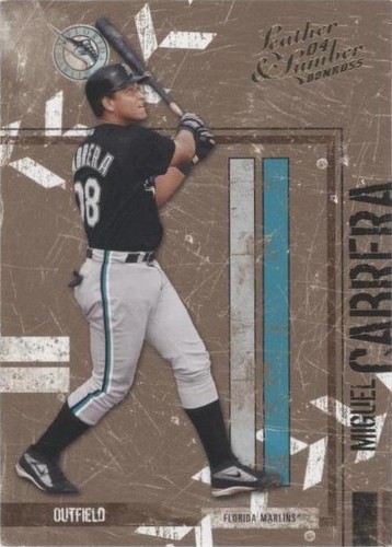 2004 Donruss Leather & Lumber - Miguel Cabrera #56