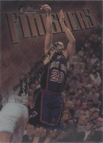1997-98 Topps Finest - Allan Houston #62