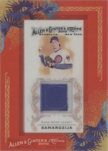 2010 Topps Allen & Ginter's - Jeff Samardzija #AGR-JSA