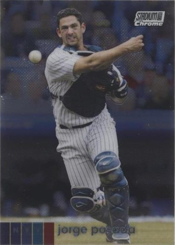 2020 Topps Stadium Club Chrome - Jorge Posada #189