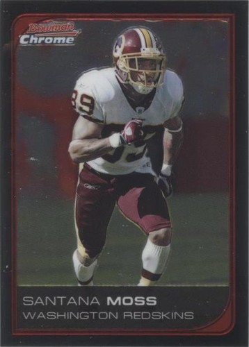 2006 Bowman Chrome Santana Moss #139