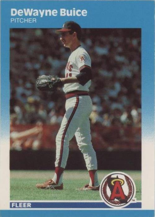 1987 Fleer Update - DeWayne Buice #U-14