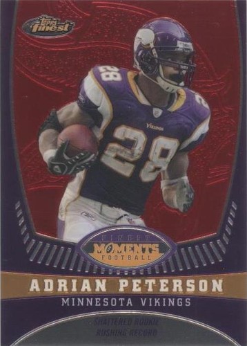 2008 Topps Finest Adrian Peterson #AP15