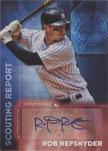 2016 Topps - Rob Refsnyder #SRA-RR