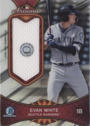2019 Bowman Chrome Evan White Scouts Top 100 Gold Refractor