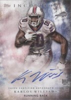 2015 Topps Inception Karlos Williams #RA-41