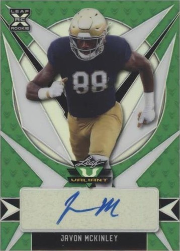 2021 Leaf Valiant Javon McKinley #BA-JMK