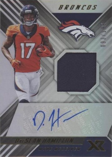 2018 Panini XR DaeSean Hamilton #RSA32