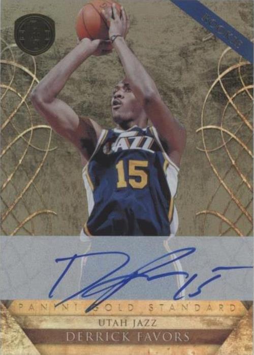 2010-11 帕尼尼黄金标准-Derrick Favors #215