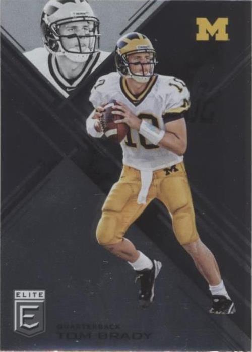 2017 Panini Elite Draft Picks Tom Brady #95