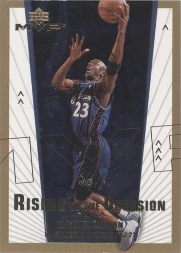 Michael Jordan Card 2003-04 Upper Deck MVP Rising to the