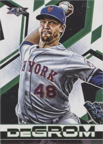 2021 Topps Fire - Jacob deGrom #136