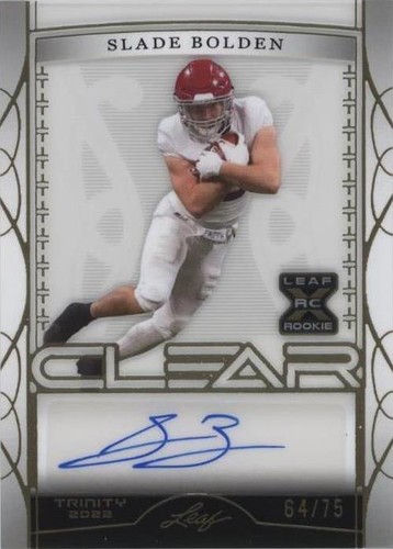 2022 Leaf Trinity Slade Bolden #CA-SB1