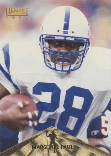 1996 Pinnacle Marshall Faulk #43