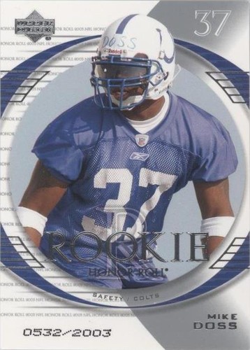 2003 Upper Deck Honor Roll Mike Doss #188