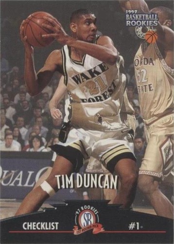 1997 Score Board Rookies - Tim Duncan #61