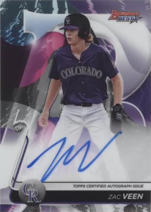 Zac Veen 直筆サイン&ジャージ 2枚セット マイナー大注目 auto Zac