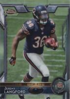 2015 Topps Chrome Jeremy Langford #142
