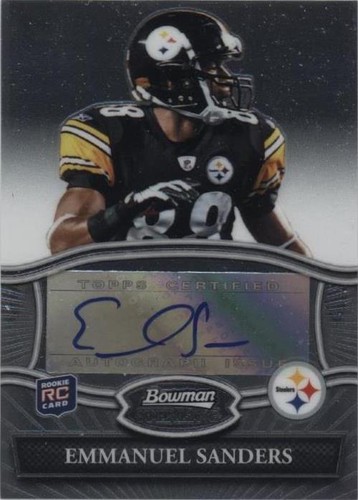 2010 Bowman Sterling Emmanuel Sanders #BSA-ES