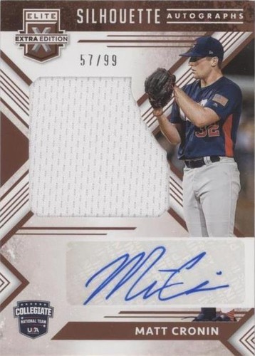 2018 Panini Elite Extra Edition - Matt Cronin #UCSA-MC