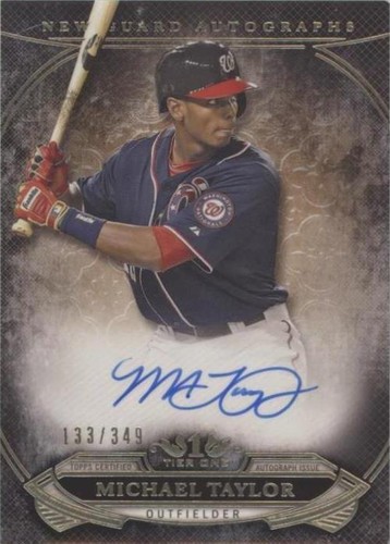 2015 Topps Tier One - Michael Taylor #NGA-MTY