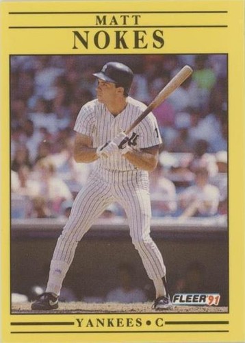 1991 Fleer - Matt Nokes #674
