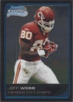 2006 Bowman Chrome Jeff Webb #76