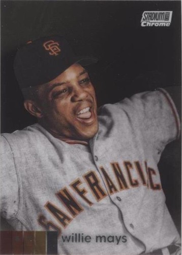 2020 Topps Stadium Club Chrome - Willie Mays #140