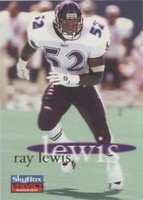 1996 Skybox Impact Rookies Ray Lewis #6