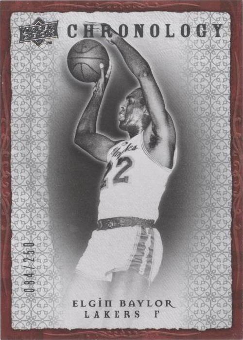 Cronología de cubierta superior 2007-08 - Elgin Baylor #32