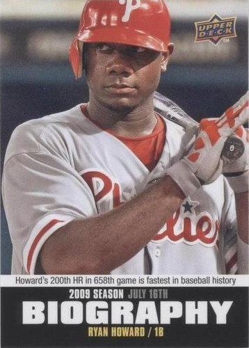 2010 Upper Deck - Ryan Howard #SB-119