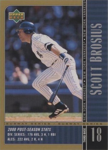 2000 Upper Deck Subway Series - Scott Brosius #NY11