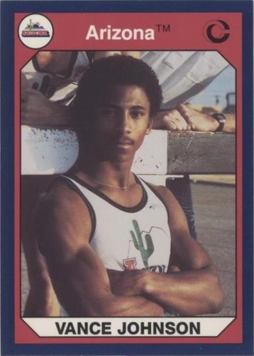 1990 Collegiate Collection University of Arizona Vance Johnson #37