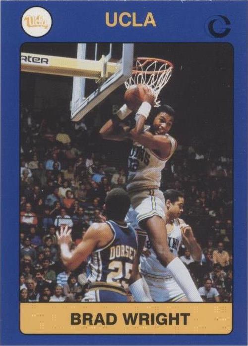 1990-91 Collegiate Collection UCLA Bruins 150 Card Alumni Set - Brad Wright #23