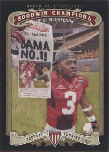 2012 Upper Deck Goodwin Champions Trent Richardson #96