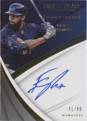 2018 Panini Immaculate Collection - Eric Thames #IS-ET