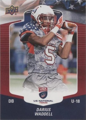 2018 Upper Deck USA Football Darius Waddell #92