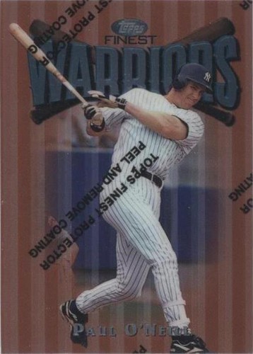 1998 Topps Finest Paul O'Neill #62 Refractor With Coating Yankees