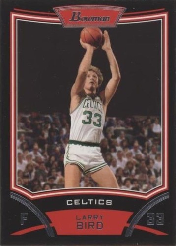2008-09 Bowman Draft Picks & Stars - Larry Bird #109