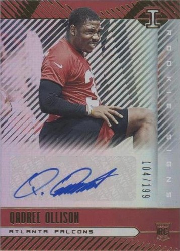 2019 Panini Illusions Qadree Ollison #RS-QAO