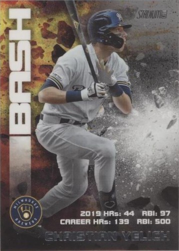 2020 Topps Stadium Club - Christian Yelich #BAB-4